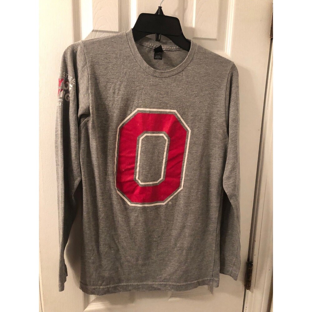 Ohio‎ State Buckeyes Long Sleeve T Shirt Gray-Day of Giving 2019